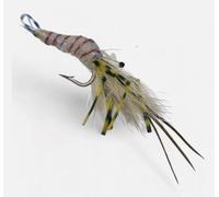Shrimp Prawn Micro Fishing Fly #4/45mm banded legs reflective body FISHIN ADDICT