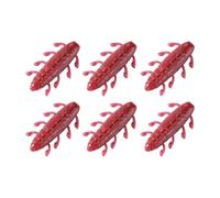 Shrimp Scent Soft Fishing Lure for Finesse Presentations | Paddle Leg Snakehead Profile with Weedless Hook Slot, 6 Pack