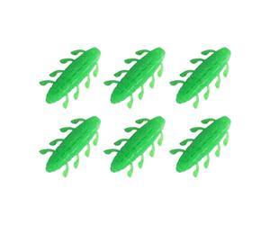 Shrimp Scent Soft Fishing Lure for Finesse Presentations | Paddle Leg Snakehead Profile with Weedless Hook Slot, 6 Pack