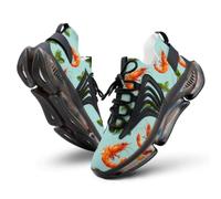 Shrimp with Basil Leaves Men's Running Shoe Lightweight Sneaker