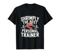 Shrimply The Best Personal Trainer Value Graphic T-Shirt, Men, Black, S