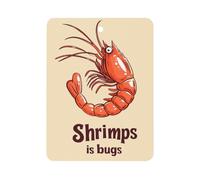 Shrimps Is Bugs Car Air Freshener Ocean Scent Long Lasting Tablets for Auto Hanging Fragrance