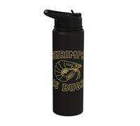 Shrimps is Bugs Funny Saying Stainless Steel Insulated Water Bottle