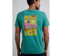 Weird Fish Shrimpsons Back Print Artist T-Shirt Viridis Size L