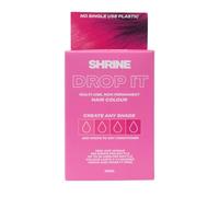 Shrine Drop-It HOT PINK Hair Dye Drops | Semi-Permanent Vegan Customisable Hair Colour | Mix with Conditioner | Cruelty-Free Temporary Hair Dye