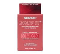 Shrine Drop-It RED Hair Dye Drops | Semi-Permanent Vegan Customisable Hair Colour | Mix with Conditioner | Vegan & Cruelty-Free | Temporary Hair Dye