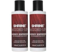 Shrine Mixed Up Semi Permanent Cherry Espresso 125ml | Pre-mixed with nourishing ingredients | Ready-to-use hair colour | Vegan + Cruelty Free | Locks Moisture, prevents dryness, removes brassy tones