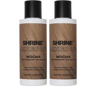 Shrine Mixed Up Semi Permanent Colour Mocha 125ml | Pre-mixed with nourishing ingredients | Ready-to-use hair colour | Vegan and Cruelty Free | Quick application | Locks Moisture and prevents dryness