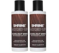Shrine Mixed Up Semi Permanent Hazelnut Brew 125ml | Pre-mixed with nourishing ingredients | Ready-to-use hair colour | Vegan + Cruelty Free | Locks Moisture, prevents dryness, removes brassy tones