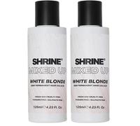 Shrine Mixed Up Semi Permanent White Blonde 125ml | Pre-mixed with nourishing ingredients | Ready-to-use | Vegan and Cruelty Free | Locks Moisture and prevents dryness | Removes brass tones