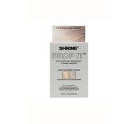 SHRINE Drop-It ASH BLONDE Toner | Customisable Anti-Brass Toner Drops to Remove Yellow Tones | Icy & Cool Blonde Finish | Vegan, Cruelty-Free, Damage-Free Conditioning Toner | 200 drops/bottle