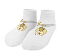 Shriners International Emblem Men's Ankle Low Socks 1 Pair No Show Sock Low-Cut Athletic Socks for Women