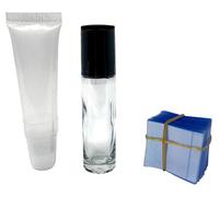 Clear Perforated Shrink Band for Lip Gloss Squeeze Tubes and Small Roll-On Bottles (100 Pack)