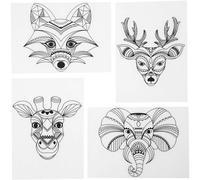 Shrink Plastic Sheets with motives, sheet 10,5x14,5 cm, matt transpa (US IMPORT)