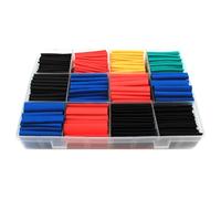 Shrink Tubing - 7.87x5.31x1.57 inches 850-Piece Assorted Heat Shrink Cable Wrap for Electrical Wiring, Long-Lasting Insulation, Industrial Accessories for Beginners, Adults, Enthusiasts, ABS Material
