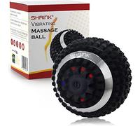 SHRINK Vibrating Massage Ball with 4-Speeds - Deep Tissue Trigger Point Massage Ball for Relieving Muscle Pain and Tension - Myofascial and Hip Flexor Release Tool for Physical Therapy