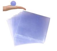 Shrink Wrap Bags, 6x6 Inches PVC Heat Shrink Wrap Bags 200pcs Clear Small Shrink Bags for Wrapping Handmade Soaps Bath Bombs Candles, Small Gifts, Art Crafts and DIY Crafts