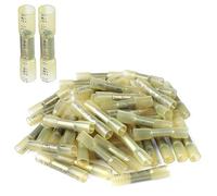 Shrinkable Butt Connectors 100pcs Metal for Harsh Wiring Electrical Butt High Shrink Ratio