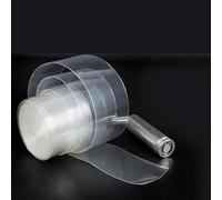 Shrinkable Cable Sleeve 2Meters Film Wrap Cable Sleeve 18650 Width 200mm~500mm PVC Heat Shrink Tube Clear(400mm)
