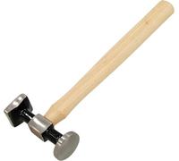 Shrinking and Striking Hammer，Heat Shrink Body Hammer with Hickory Handle，Forged Carbon Steel Hammer Head 600g ，Suitable for Automotive Panel and Metal Repair