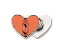 Shrinking Cage Outline Flying Heart Metal Pin Brooch Clip Love
