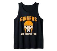 Shrinking Summer Gingers are People Too Funny Cute Ginger Tank Top