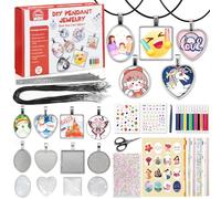 Shrivee DIY Jewelry Making Kit for Girls - Create Your Own Necklace & Bracelet Crafts with 200+ Designs, Art and Craft Gift Ideas for Kids Ages 6-8-10-12