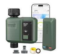 Shrivee WiFi Water Timer 1 Zone for Garden Hose, Smart Sprinkler Timer with 984ft RF Range, Smart Lawn Watering System Irrigation Controller, APP/Voice Control, Rain Delay, Automatic/Manual Irrigation