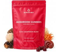 Shroomex 12-in-1 Mushroom Gummies with Lion's Mane, Mixed Berry, 90 Gummies