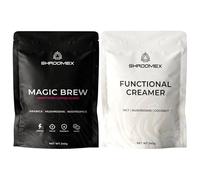 Shroomex Magic Brew Coffee & Functional Creamer Bundle | Lion’s Mane, Cordyceps, Chaga, MCT & Arabica | 240g Coffee + 240g Creamer | Lab Tested | UK Made