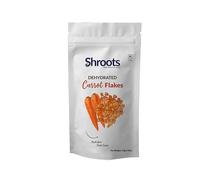 SHROOTS Dehydrated Carrot Flakes Pure Vegetarian Gluten-Free No Added Salt Easy Cooking Essential Machine Dried Vegetables with Natural Aroma Ideal for Camping or Everyday Meals 1.59 oz, Pack of 1
