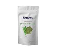 SHROOTS Dehydrated Chopped Green Beans Flakes Air Dried No Added Salt Easy Cooking Dried Chopped Green Beans for Soup Everyday Meals - Great for Camping, Emergency Survival Food (50g/1.7oz Pack of 1)