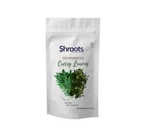 SHROOTS Dehydrated Curry Leaves Pure Vegetarian Gluten-Free No Added Salt Flavorful Kitchen Essential Machine Dried Vegetables with Natural Aroma Perfect for Everyday Cooking - 1.76 oz, Pack of 1