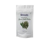 SHROOTS Dehydrated Green Chilli Flakes Air Dried Vegetable Flakes Pure Veg No Added Salt Easy Cooking Dried Green Chilli Flakes for Soup Great for Camping Emergency Survival Food (80g/2.8oz Pack of 1)