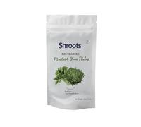 SHROOTS Dehydrated Mustard Green Flakes Air Dried Gluten Free Pure Veg No Added Salt Easy Cooking Dried Mustard Green Leaves for Soup, Salad Camping, Emergency Survival Food (60g/2.11oz Pack of 1)