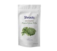 SHROOTS Dehydrated Mustard Green Leaves (Sarso) Flakes Pure Vegetarian Gluten-Free No Added Salt Easy Cooking Machine Dried Vegetables with Natural Aroma Ideal for Everyday Meals 1.06 oz, Pack of 1