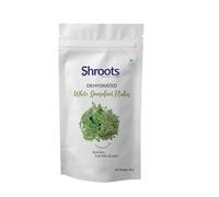 SHROOTS Dried Bathua Leaves Flakes 30g (1.05 oz) - Dehydrated Bathua (Chenopodium) Leaves, Air Dried Leafy Greens, No Added Salt, Vegan, Gluten Free, Ideal for Soup, Curry