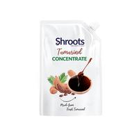 SHROOTS Pure Tamarind Paste Concentrate Pure Vegetarian Gluten Free No Added Sugar Imli Pulp for Indian Dish & Thai Curry Sweet, Sour & Tangy Flavor Perfect for Chutneys & Sambar - 12.35 oz, Pack of 1