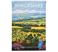 Shropshire Blue Remembered Hills Tea Towel