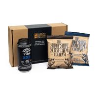 Shropshire Mancave Hamper with Shropshire Scratchings - Traditional Old English and Salt & Cider Vinegar with Three Tuns XXX Pale Ale - from GREAT BRITISH TRADING LIMITED