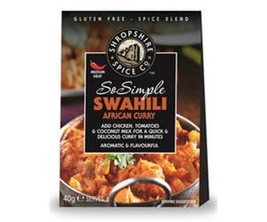 Shropshire Spice Shropshire Spice So Simple Gluten Free Swahili African Curry 40g