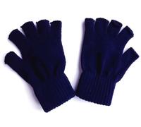Shropshire Supplies Ladies Handy Thermal Fingerless Gloves with Spandex One Size (Navy)