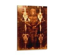 Shroud of Turin Perpignan Cathedral Poster Decorative Painting Canvas Wall Posters And Art Picture Print Modern Family Bedroom Decor Posters 12x18inch(30x45cm)