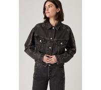 Shrunken 90S Jean Jacket Bejewled Western