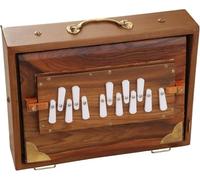 Shruti Box - 13 Keys | Teak Wood Shruti Box with Carry Bag | Ideal for Classical, Meditation & Bhajans Tuned to 440Hz