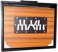Shruti Box - 15″×10″×3″ - Teak Wood Surpeti Drone Instrument - 13 Notes C to C - Handmade Indian Musical Box for Bhajan, Kirtan, Yoga & Meditation