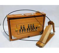 Shruti Box 15x10x3 Inches, Teak wood and Ply, 440Hz & 432Hz Sur Pete With Padel