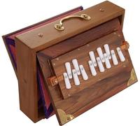 Shruti Box Mini, professional model, Teak wood, size (15x10x03)