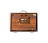 Shruti Box, Sardar, MKS, Small, 13 x 3 x 9.5 Inches, Teak Wood, Bag, In USA, Long Sustain, Surpeti Sur peti, MKS exclusively for Maharaja Musicals, Yoga Indian Drone Music (PDI-FBC)