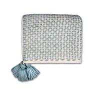 Shruti New - Blankets & Throws - Shruti Designs Throw - Blue Lattice